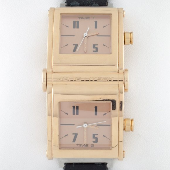 Jorg Hysek 18k Yellow Gold Limited Edition of 200 Dual Time Quartz Watch - Picture 1 of 7